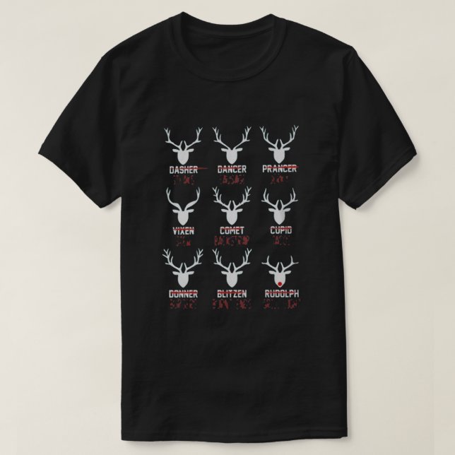 REINDEER GAMES CHRISTMAS T-Shirt (Design Front)
