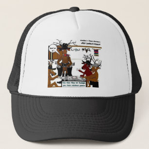 Reindeer Games Funny Christmas Gifts & Tees Trucker Hat
