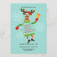 Reindeer Games Holiday Party Invitations