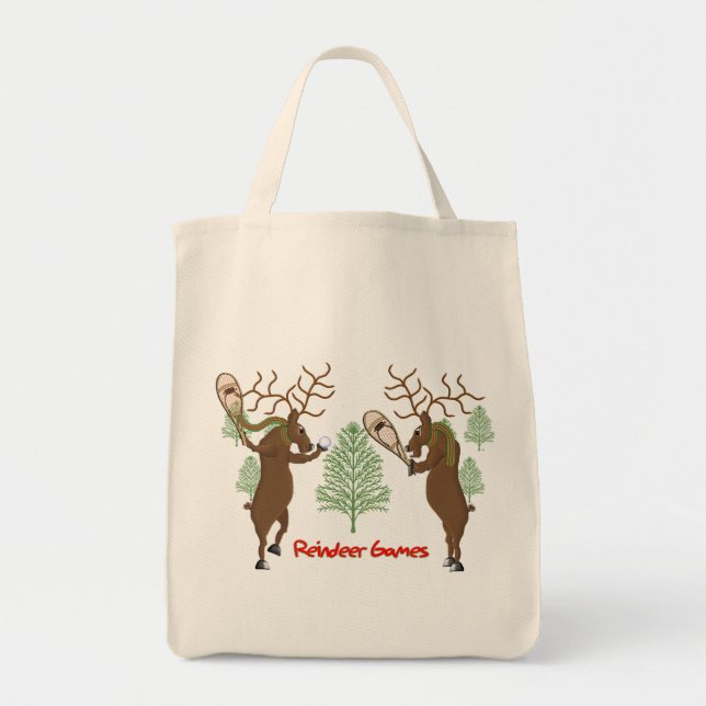 Reindeer Games Tote Bag (Front)