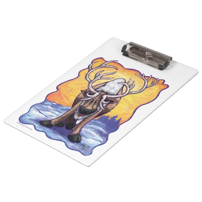 Reindeer Gifts & Accessories Clipboard (Angled)