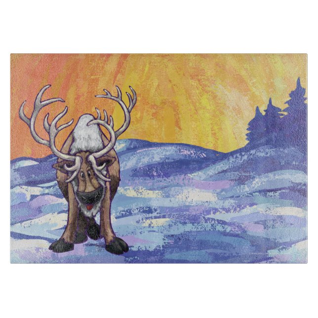 Reindeer Gifts & Accessories Cutting Board (Front)