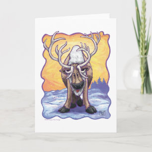 Reindeer Gifts & Accessories Holiday Card