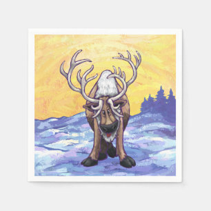 Reindeer Gifts & Accessories Napkin