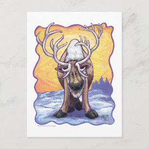 Reindeer Gifts & Accessories Postcard