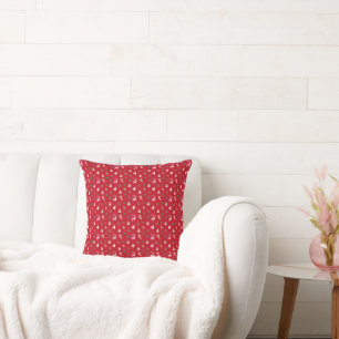 Reindeer, Gingerbread, Snowflakes & Candy Canes Cushion