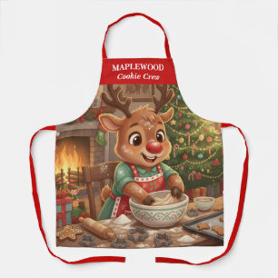 Reindeer Holiday Baking Apron