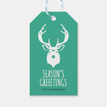 Reindeer Holiday Gift Tag