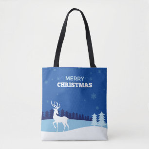 Reindeer illustration Christmas bags