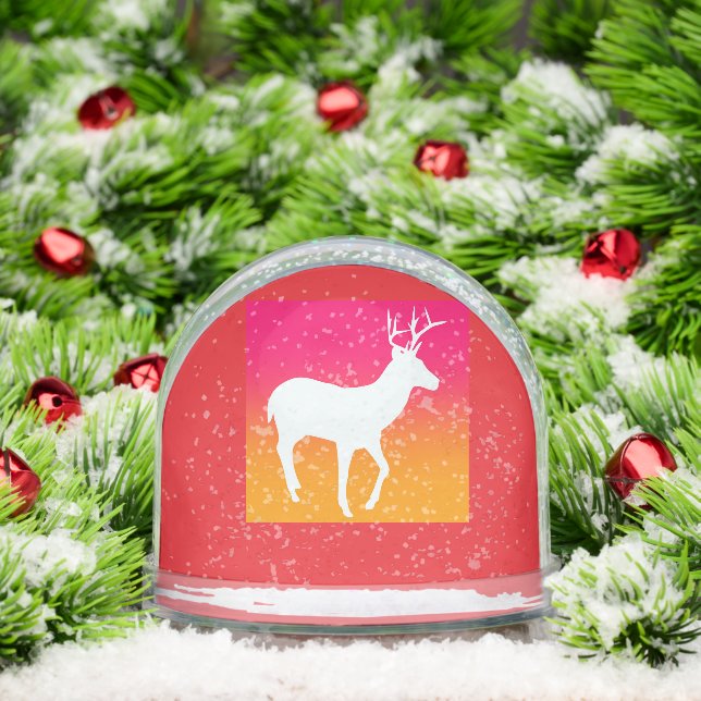 Reindeer Image  Snowglobe (Christmas)