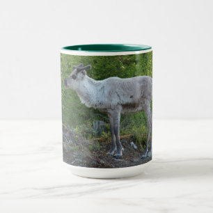 Reindeer in Lapland mug - choose style & colour