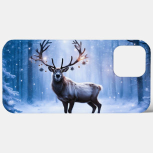 Reindeer in Magical Forest Phone Case