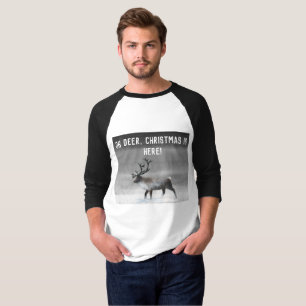 Reindeer in winter day T-Shirt