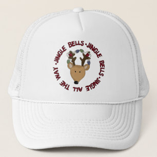Reindeer Jingle Bells Tshirts and Gifts Trucker Hat