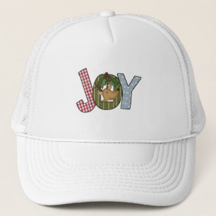 Reindeer Joy Holiday Tshirts and gifts Trucker Hat