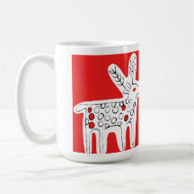 Reindeer Kiss R Coffee Mug
