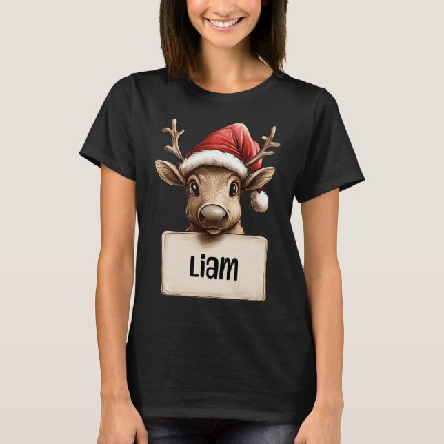 Reindeer Liam  T-Shirt (Front)