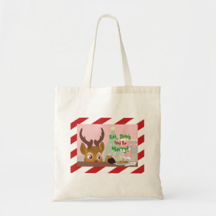 Reindeer Love Cookies Tote Bag