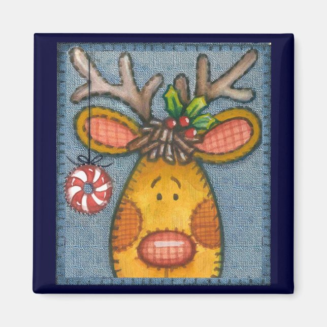 Reindeer Magnet (Front)