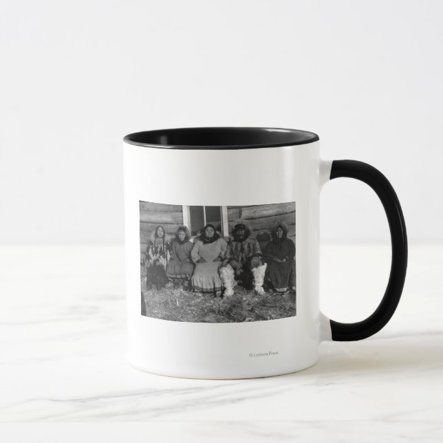 Reindeer Mary and Her Family in Alaska Mug (Right)
