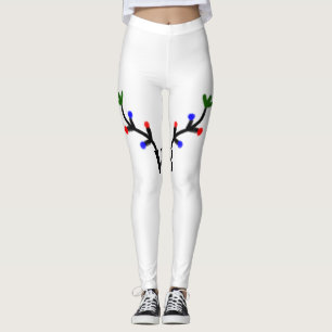 Reindeer merry Christmas add name text name title Leggings