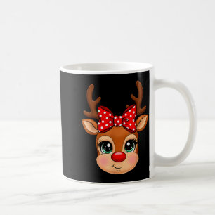 Reindeer Merry Christmas Girl Boy Kids  Coffee Mug