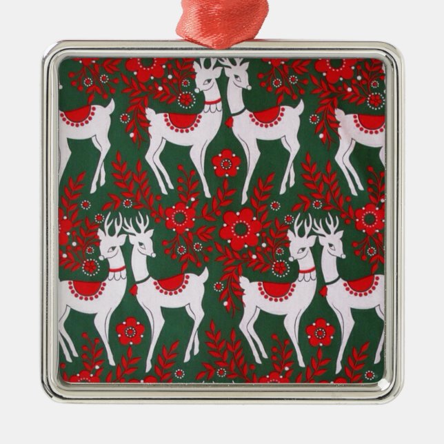 Reindeer Metal Tree Decoration (Front)