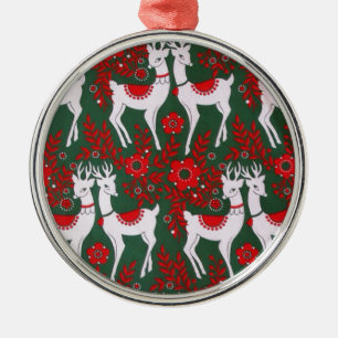 Reindeer Metal Tree Decoration