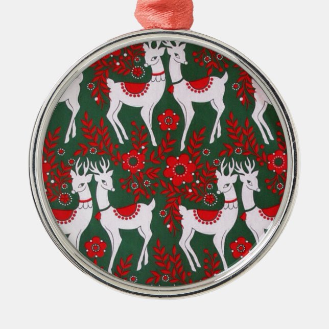 Reindeer Metal Tree Decoration (Front)