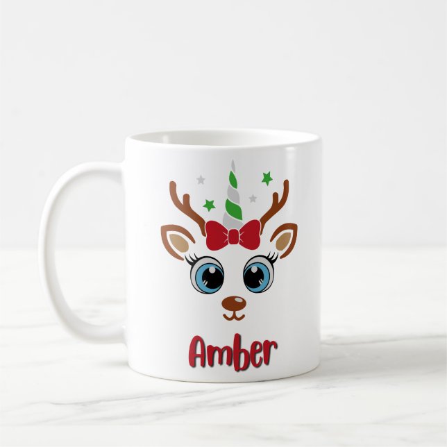 Reindeer Name Mug (Left)