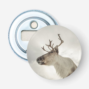 Reindeer Nature Photo Bottle Opener