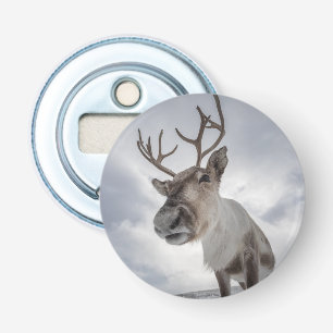 Reindeer Nature Photo Bottle Opener