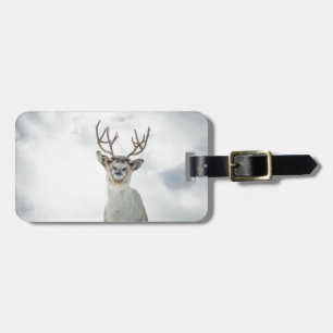 Reindeer Nature Photo Luggage Tag