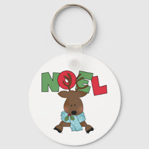 Reindeer Noel Tshirts and Gifts Key Ring