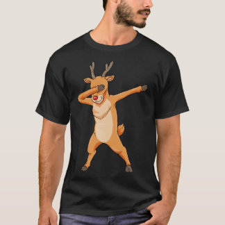 Reindeer on Christmas at Hip Hop Dance T-Shirt