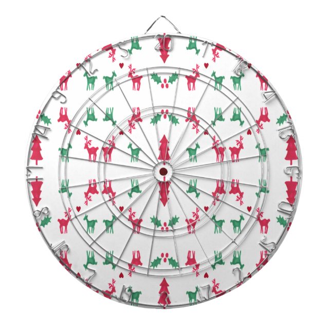 REINDEER PATTERN DARTBOARD (Front)