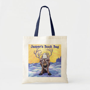 Reindeer Personalised Book Bag