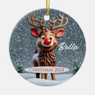 Reindeer Personalised Ornament