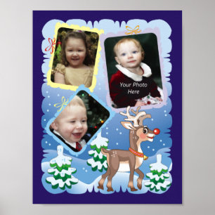Reindeer Picture Page Poster