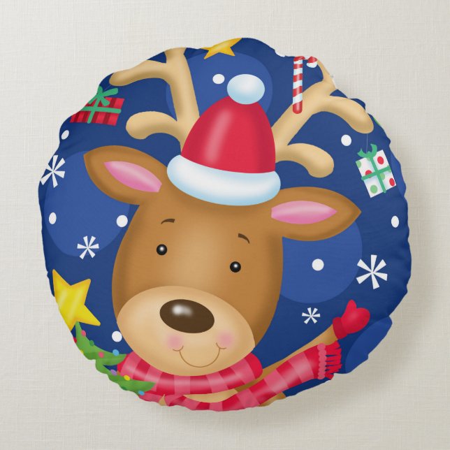 Reindeer Pillow (Back)