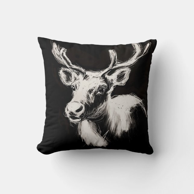 Reindeer Pillow (Front)