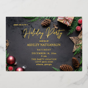 Reindeer & Pine Rustic Holiday Party