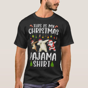 Reindeer Polar Bear Santa Dabbing Christmas s T-Shirt