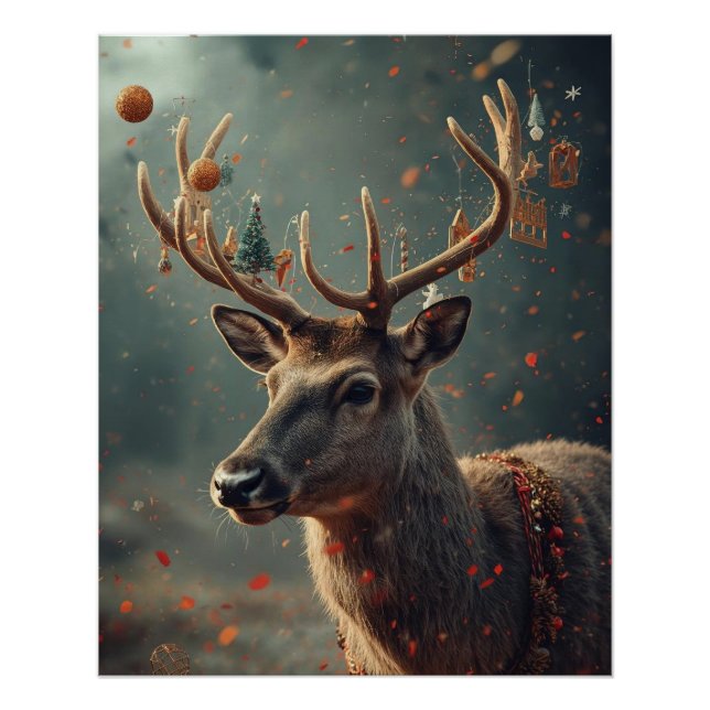 Reindeer Poster (Front)