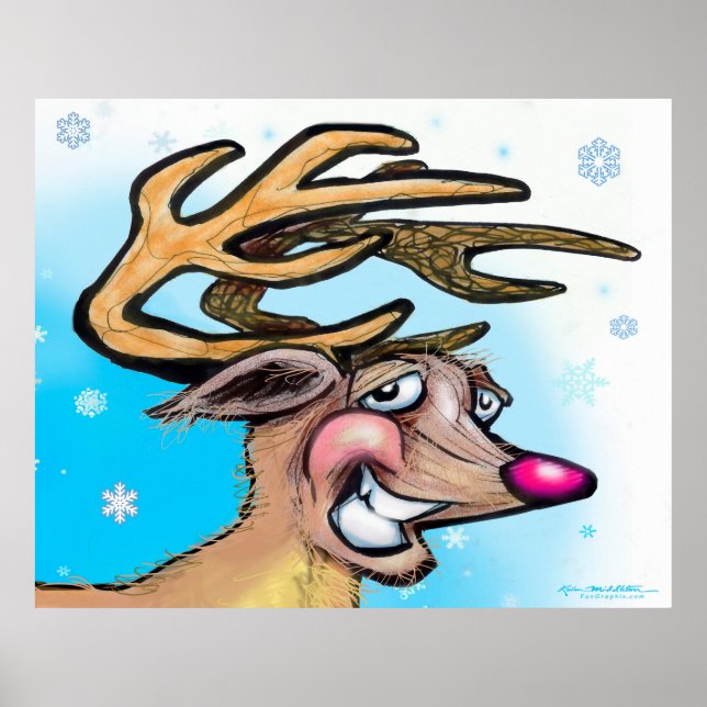 Reindeer Poster (Front)
