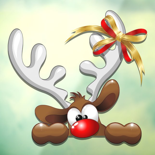 Reindeer Puzzled Funny Christmas Character (Sheet 3)