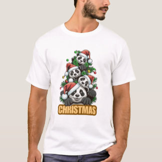 "Reindeer Revelry: Whimsical Yuletide Fashion" T-Shirt