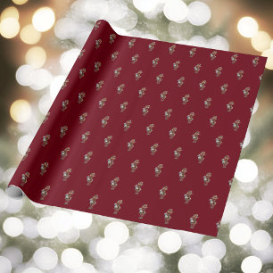 Reindeer Rider Christmas Elf Wrapping Paper