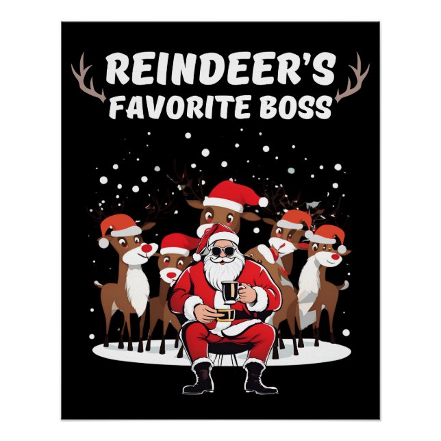 Reindeer’s Favourite Boss Poster (Front)