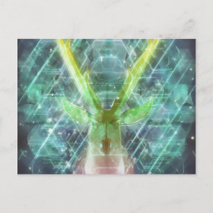 REINDEER SEASON Merry Christmas   custom postcards